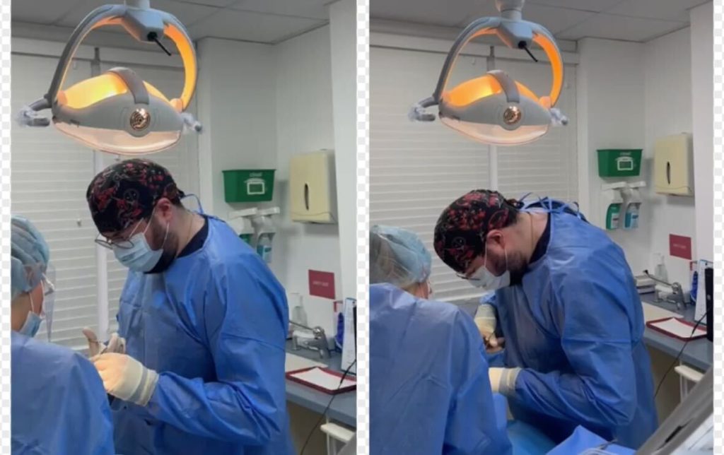 longwood house team during dental implants
