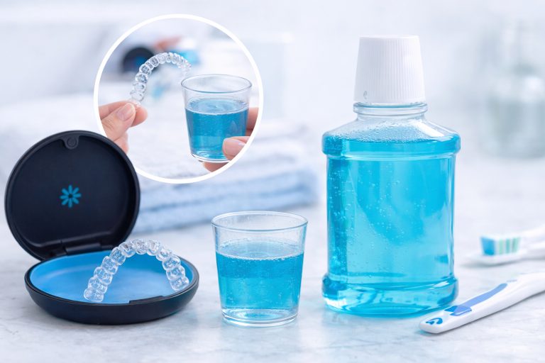 Mouthwash and clear aligners: what helps, what doesn’t, and how to use it properly